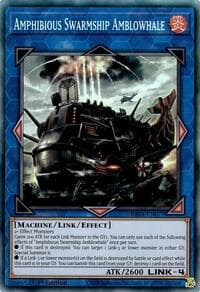 Amphibious Swarmship Amblowhale (PCR) - Quarter Century Stampede - YuGiOh card