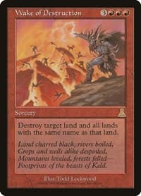 Wake of Destruction - Urza's Destiny - Magic: The Gathering card
