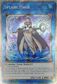 Splash Mage (Platinum Secret Rare) - Quarter Century Stampede - YuGiOh card