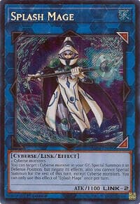 Splash Mage (Secret Rare) - Quarter Century Stampede - YuGiOh card