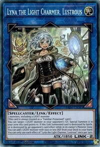 Lyna the Light Charmer, Lustrous (PCR) - Quarter Century Stampede - YuGiOh card