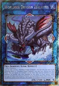 Worldsea Dragon Zealantis (Platinum Secret Rare) - Quarter Century Stampede - YuGiOh card