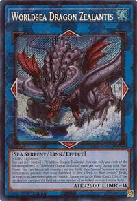 Worldsea Dragon Zealantis (Secret Rare) - Quarter Century Stampede - YuGiOh card