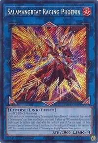 Salamangreat Raging Phoenix (Secret Rare) - Quarter Century Stampede - YuGiOh card