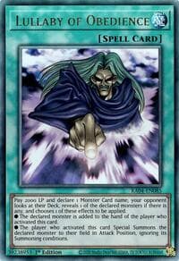Lullaby of Obedience (PUR) - Quarter Century Stampede - YuGiOh card