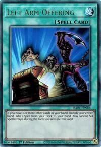Left Arm Offering (PUR) - Quarter Century Stampede - YuGiOh card