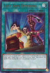 Left Arm Offering (UR) - Quarter Century Stampede - YuGiOh card