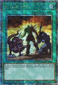 A Hero Lives (Quarter Century Secret Rare) - Quarter Century Stampede - YuGiOh card