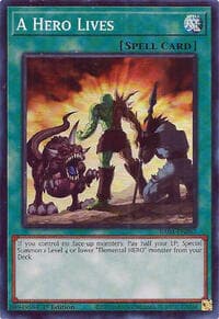 A Hero Lives - Quarter Century Stampede - YuGiOh card