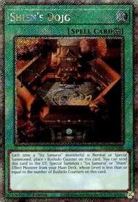 Shien's Dojo (Platinum Secret Rare) - Quarter Century Stampede - YuGiOh card