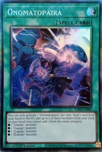 Onomatopaira (PCR) - Quarter Century Stampede - YuGiOh card