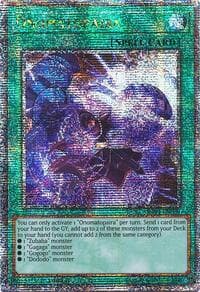 Onomatopaira (Quarter Century Secret Rare) - Quarter Century Stampede - YuGiOh card