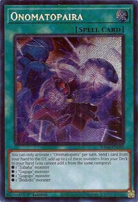 Onomatopaira (Secret Rare) - Quarter Century Stampede - YuGiOh card