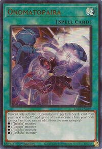Onomatopaira (UR) - Quarter Century Stampede - YuGiOh card