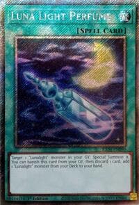 Luna Light Perfume (Platinum Secret Rare) - Quarter Century Stampede - YuGiOh card