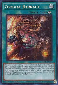 Zoodiac Barrage (Secret Rare) - Quarter Century Stampede - YuGiOh card