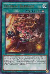 Zoodiac Barrage (UR) - Quarter Century Stampede - YuGiOh card
