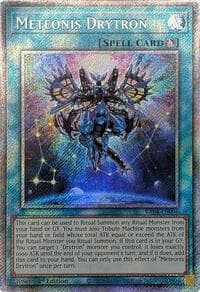 Meteonis Drytron (Platinum Secret Rare) - Quarter Century Stampede - YuGiOh card