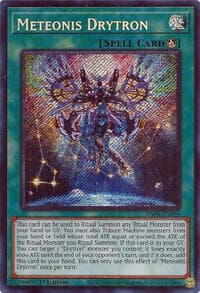 Meteonis Drytron (Secret Rare) - Quarter Century Stampede - YuGiOh card