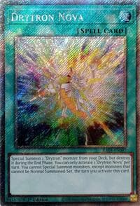 Drytron Nova (Platinum Secret Rare) - Quarter Century Stampede - YuGiOh card
