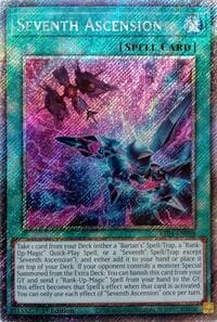 Seventh Ascension (Platinum Secret Rare) - Quarter Century Stampede - YuGiOh card