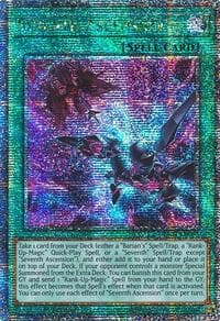 Seventh Ascension (Quarter Century Secret Rare) - Quarter Century Stampede - YuGiOh card