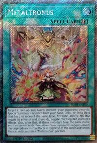 Metaltronus (Platinum Secret Rare) - Quarter Century Stampede - YuGiOh card