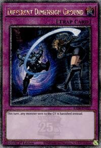 Different Dimension Ground (Quarter Century Secret Rare) - Quarter Century Stampede - YuGiOh card
