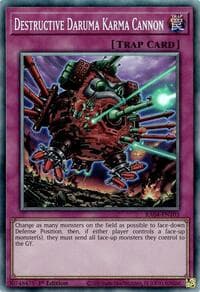 Destructive Daruma Karma Cannon (PCR) - Quarter Century Stampede - YuGiOh card