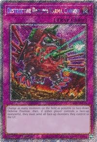 Destructive Daruma Karma Cannon (Platinum Secret Rare) - Quarter Century Stampede - YuGiOh card
