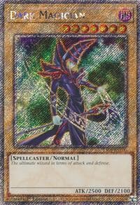 Dark Magician (6th Art) (Platinum Secret Rare) - Quarter Century Stampede - YuGiOh card