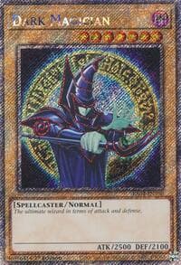 Dark Magician (9th Art) (Platinum Secret Rare) - Quarter Century Stampede - YuGiOh card