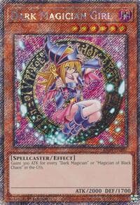 Dark Magician Girl (3rd Art) (Platinum Secret Rare) - Quarter Century Stampede - YuGiOh card