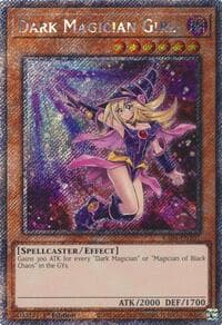 Dark Magician Girl (7th Art) (Platinum Secret Rare) - Quarter Century Stampede - YuGiOh card