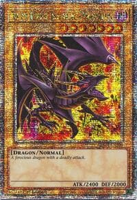 Red-Eyes Black Dragon (8th Art) (Quarter Century Secret Rare) - Quarter Century Stampede - YuGiOh card