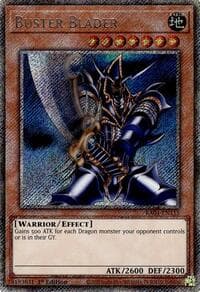 Buster Blader (Platinum Secret Rare) - Quarter Century Stampede - YuGiOh card