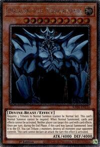 Obelisk the Tormentor (Platinum Secret Rare) - Quarter Century Stampede - YuGiOh card