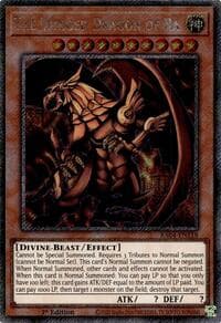 The Winged Dragon of Ra (Platinum Secret Rare) - Quarter Century Stampede - YuGiOh card