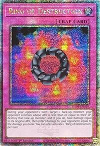 Ring of Destruction (Quarter Century Secret Rare) - Quarter Century Stampede - YuGiOh card
