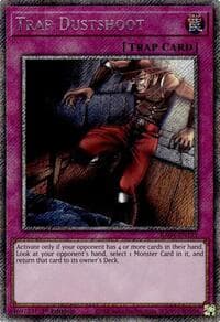 Trap Dustshoot (Platinum Secret Rare) - Quarter Century Stampede - YuGiOh card