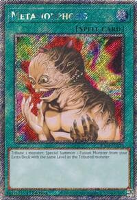 Metamorphosis (Platinum Secret Rare) - Quarter Century Stampede - YuGiOh card