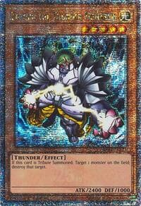 Zaborg the Thunder Monarch (Quarter Century Secret Rare) - Quarter Century Stampede - YuGiOh card