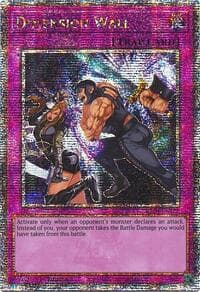 Dimension Wall (Quarter Century Secret Rare) - Quarter Century Stampede - YuGiOh card