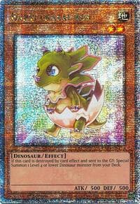 Babycerasaurus (Quarter Century Secret Rare) - Quarter Century Stampede - YuGiOh card