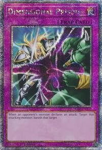 Dimensional Prison (Quarter Century Secret Rare) - Quarter Century Stampede - YuGiOh card