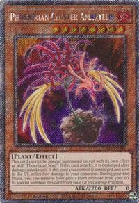 Phoenixian Cluster Amaryllis (Platinum Secret Rare) - Quarter Century Stampede - YuGiOh card
