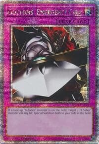 Gottoms' Emergency Call (Quarter Century Secret Rare) - Quarter Century Stampede - YuGiOh card