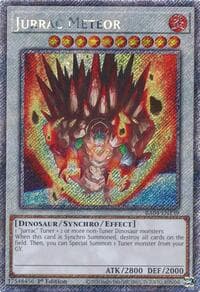 Jurrac Meteor (Platinum Secret Rare) - Quarter Century Stampede - YuGiOh card