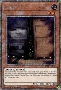 Maxx "C" (Platinum Secret Rare) - Quarter Century Stampede - YuGiOh card