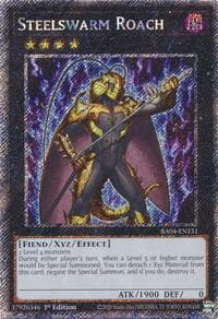 Steelswarm Roach (Platinum Secret Rare) - Quarter Century Stampede - YuGiOh card